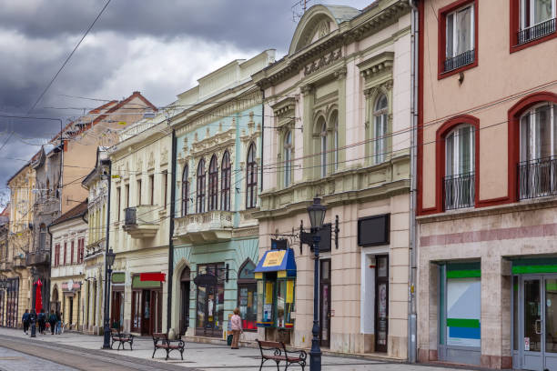 istock Street in Miskolc, Hungary 2147578282