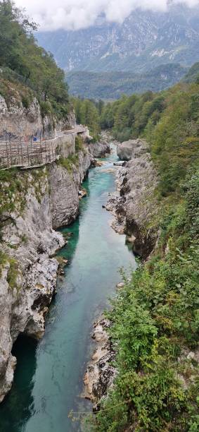 istock Napoleons bridge near Kobarid / Soca 2147580847