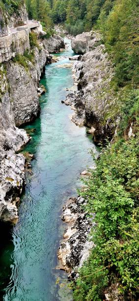istock Napoleons bridge near Kobarid / Soca 2147580855