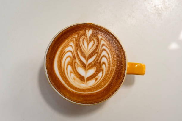 istock Wing Latte Art in cafe shop. 2147587321