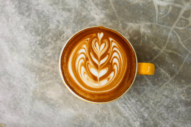 istock Wing Latte Art in cafe shop. 2147587326