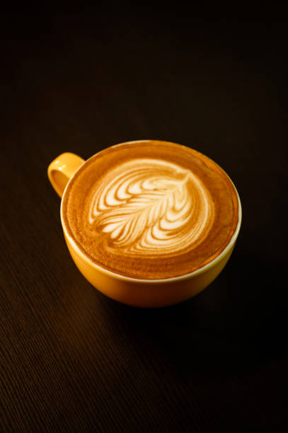 istock Wing Latte Art in cafe shop. 2147587402