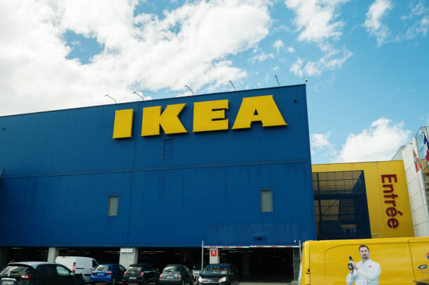 Dubai, United Arab Emirates - April 4, 2025 : IKEA Dubai in Dubai Festival City, Dubai, United Arab Emirates.