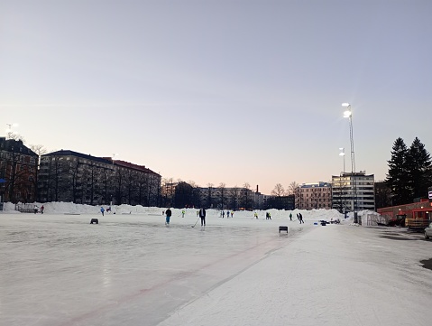 Helsinki, Finland in winter