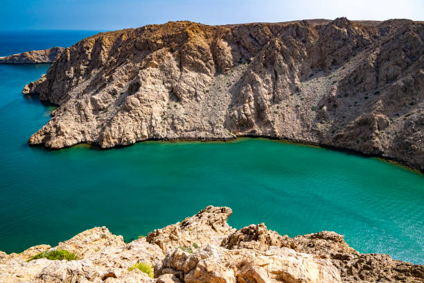 istock View of Yenkit Bay in Muscat Governorate, Oman 2147595708