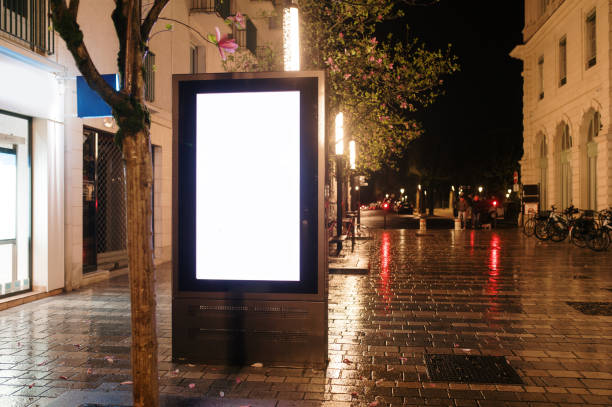 istock Blank billboard in a city street 2147595753
