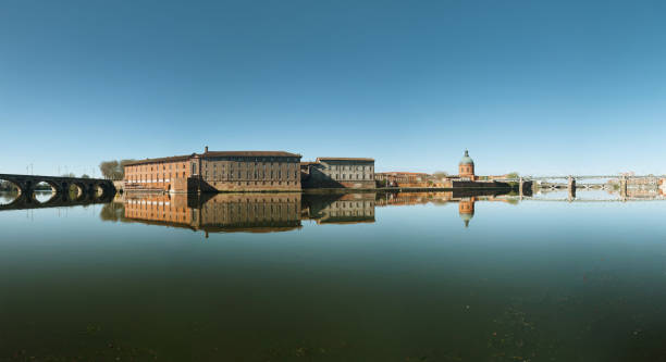 Garonne River in Toulouse, France