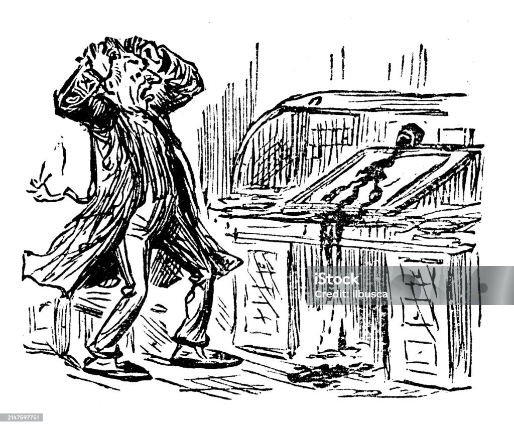 British satire caricature comic cartoon illustration - Lizenzfrei Antiquität Stock-Illustration British satire caricature comic cartoon illustration - Lizenzfrei Antiquität Stock-Illustration