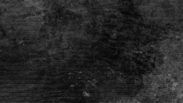 Abstract dark wall background moving ink with grunge texture with black flickering and floating