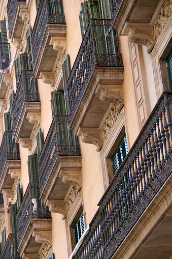 Architecture in Barcelona, Spain.