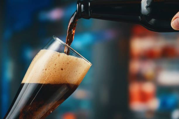 istock Glass of Fresh Cold Dark Beer 2147610334