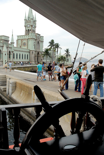 Ilha Fiscal in Rio de Janeiro, built during the Empire for customs control of export and import goods, is now a Historical-Cultural Museum. It was the location of the last ball of the monarchy, in 1889. Scheduled visits including a boat trip to Ilha Fiscal bring many tourists to visit it.