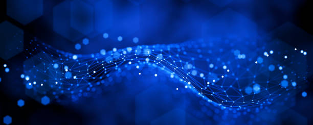 istock Abstract concepts of cybersecurity and digital data protection technologies. Background of polygons, dots and lines. Artificial intelligence concept. Big data. Zero trust. Data background. 3D render. 2147616696