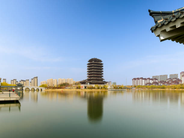 istock Zibo Qisheng Lake Park Haidai Building 2147620101
