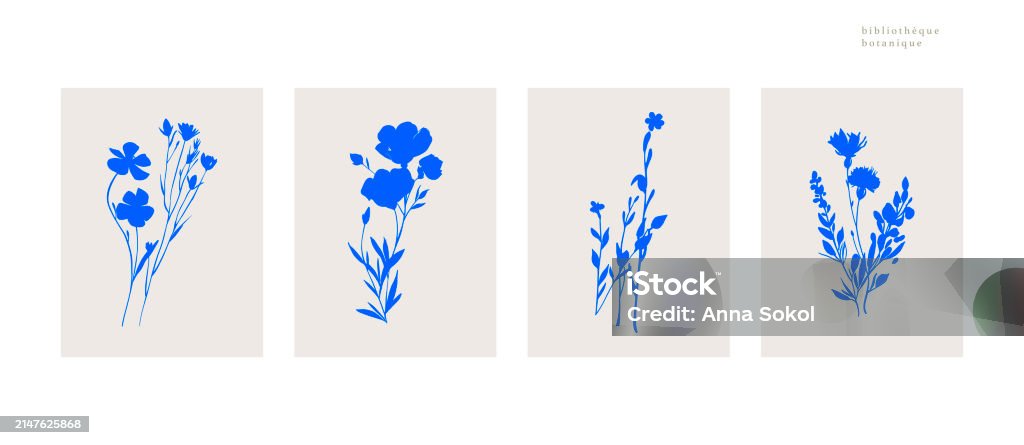 Header Edit Flower Meadow Flowers Vector Illustration Botanical Header Background Stock ...