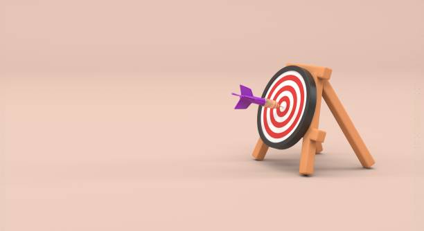 istock Target, miss the target, target shooting, dart, correct decisions, bow and arrow, dart on target, hits and misses (3d illustration) 2147638912