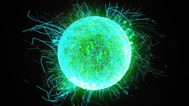 istock Abstract Sphere made of lines 2147639667