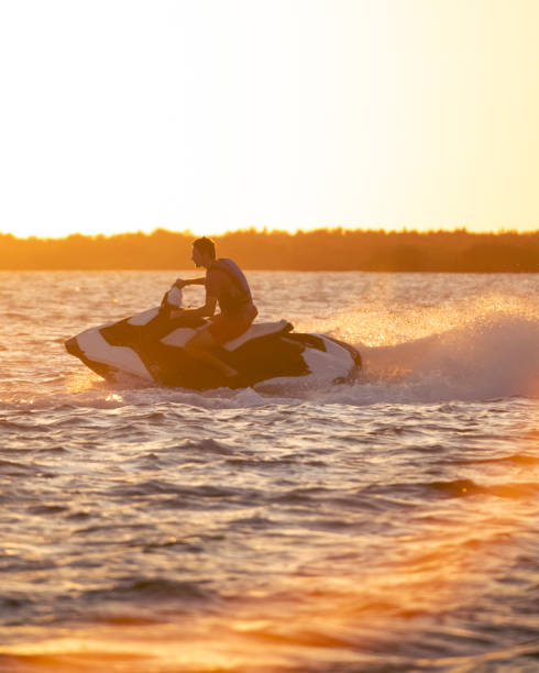 istock Sunrise Watersport Jet Ski 2147647223