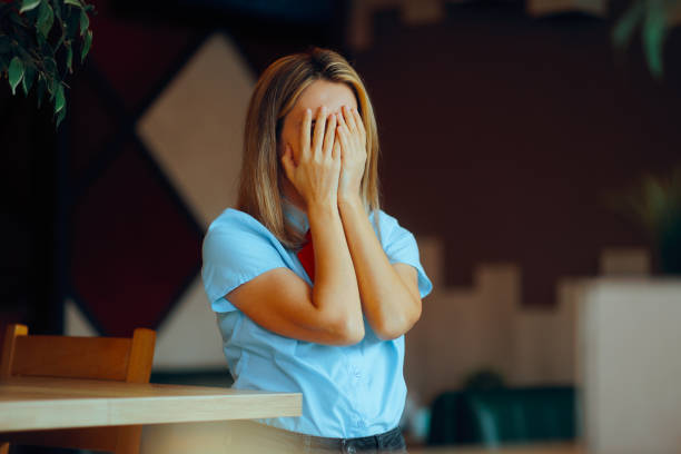 istock Sad Unhappy Fast Food Manager Feeling Overworked 2147649053