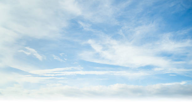 Sky Cloud Blue Background Paronama Web Cloudy summer Winter Season Day, Light Beauty Horizon Spring Brigth Gradient Calm Abstract Backdrop Air Nature View Wallpaper Landscape Cyan color Environment.