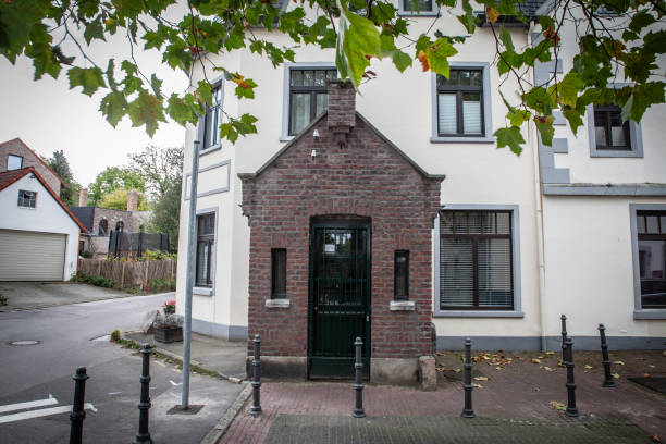 Picture of the office of Kleng Wach Vaals in the Netherlands, at the border with Germany. It's a former customs office and border crossing now fully opened since Germany and the netherlands are part of Schengen.