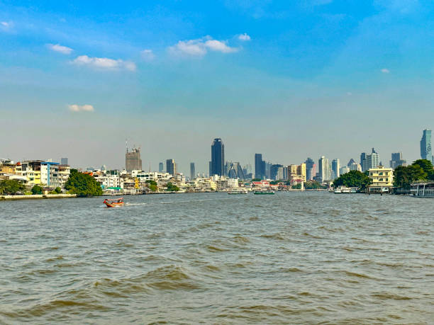 istock The Chao Phraya River crosses Bangkok city 2147658869