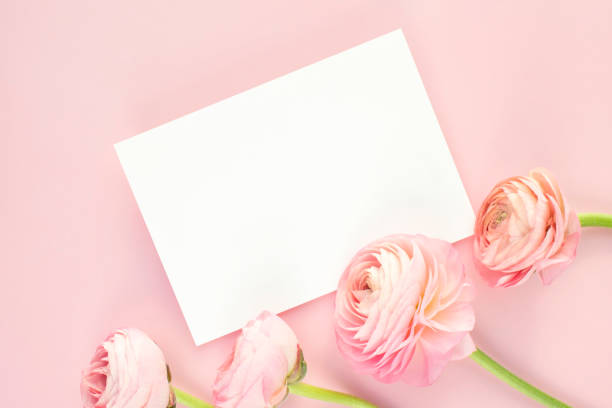 istock Flower and card mock-up 2147661427
