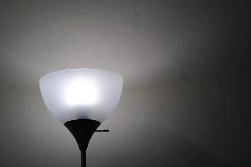White Lamp in the dark