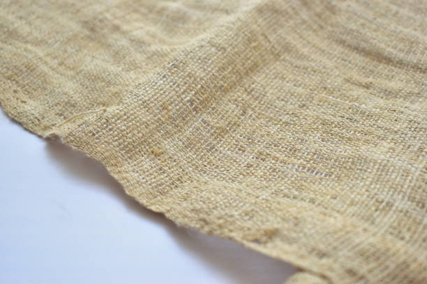 istock brown sackcloth texture background, crumpled burlap fabric textile for design 2147668878