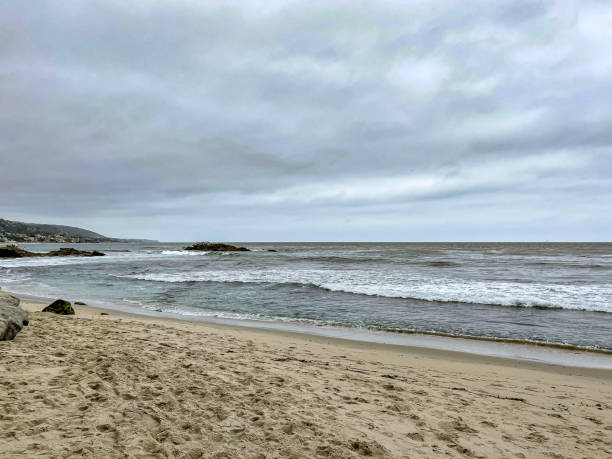 Sand and sea in Laguna beach California
