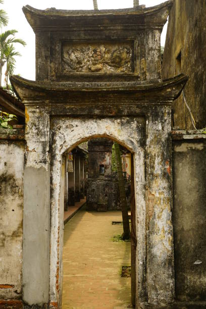 istock Close-up of Nom pagoda gate structure, Hung Yen 2147669999