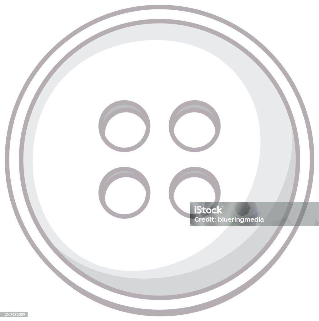 Ilustración de Gráfico Vectorial Simple De Un Botón De Ropa y más ...