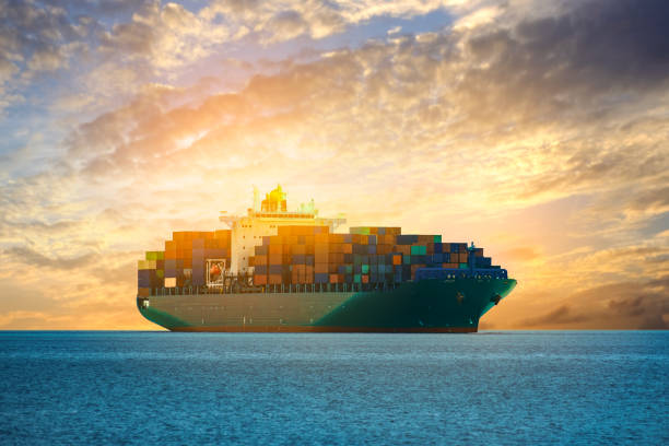 istock large container shipping ship Sailing by sea international transportation Export-import business, logistics, transportation industry concepts 2147674330