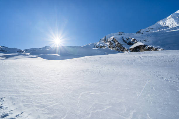 istock Winter snow covered mountain, Saas-Fee, Switzerland 2147679686