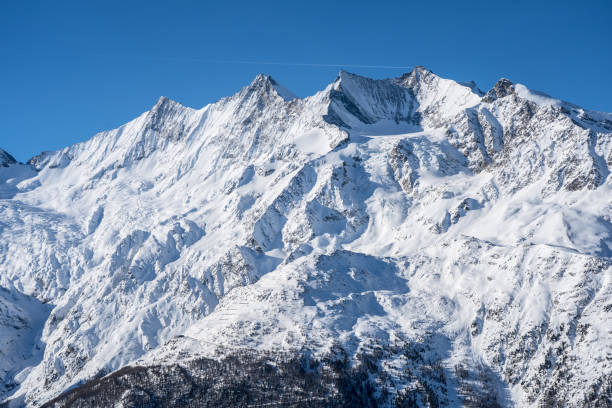 istock Mountain massif near Saas-Fee in Switzerland 2147680492