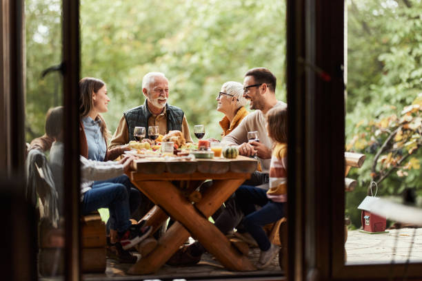 istock Family's lunch on a patio! 2147680585