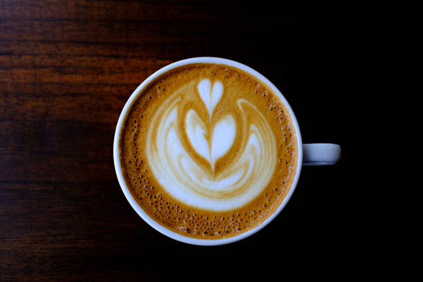 istock hot mocha  on the table 2147682118