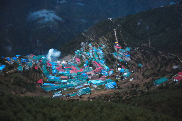 istock Namche Bazaar Village. Himalayan mountains. Nepal 2147683180