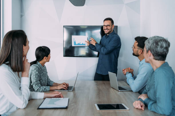istock Team of professionals during a meeting. 2147683431
