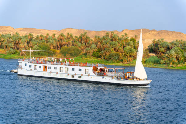 istock Trip boat on Nile river in Luxor Egypt 2147683621