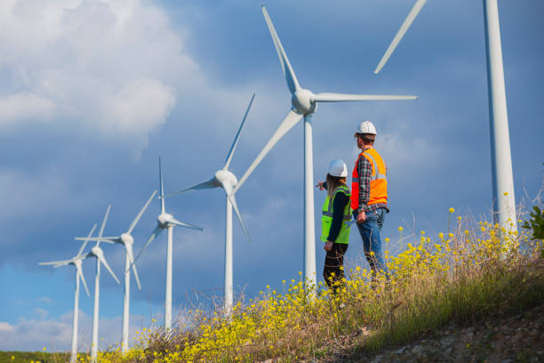 istock Engineers of Wind Turbine 2147684630