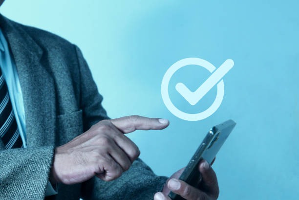 istock Agree, checkbox, questionnaire, Checklist Quality Standards with Quality Assurance improvement. Concept of accomplishment or satisfaction. 2147685552