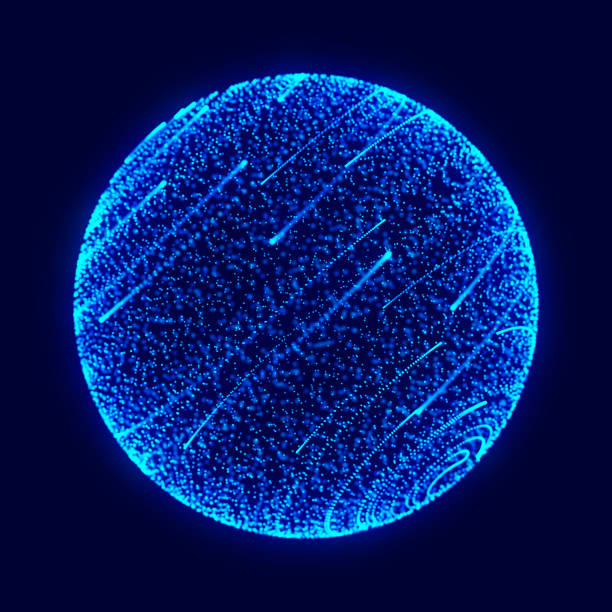 istock Abstract 3D sphere of particles. Network or connection. Ball or globe of points. Futuristic digital technology background. Illustration of sphere. 3d rendering 2147686297