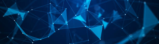 istock Abstract digital background of points and lines. Glowing plexus. Big data. Network or connection. Abstract technology science background. 3d rendering 2147686305