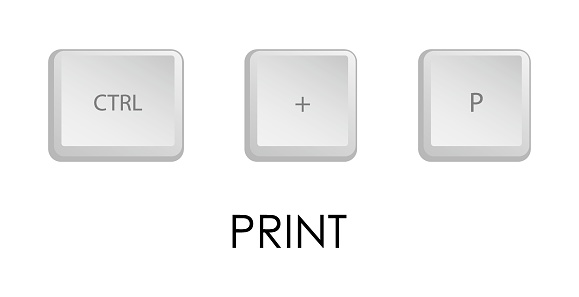 Printkey Computer Print Key Combination Keyboard Shortcut For Quickly Executing Command ...