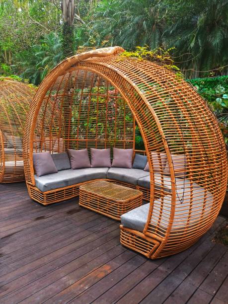 istock Marvelous Sofa in the green jungle 2147690510