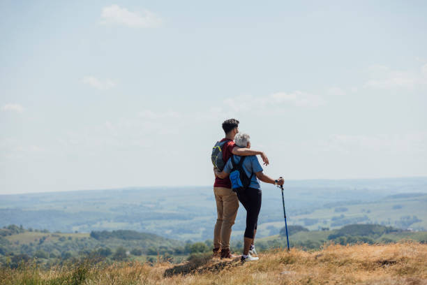 Mother-Son Hiking Duo