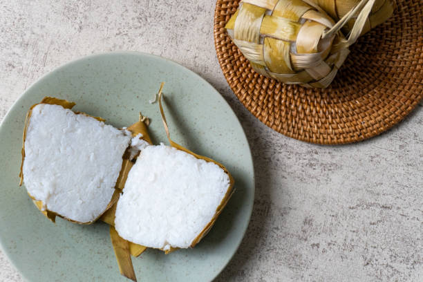 istock Selected Focus Ketupat Lebaran. Ketupat Isolated in white background. 2147699151