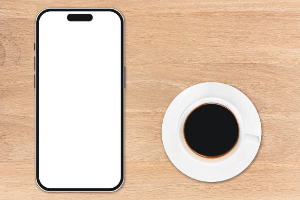 istock the phone is on the wood  table 2147699442