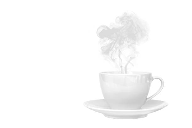 cup coffee isolated on the transparent background